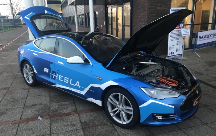 Hesla - Tesla met Fuel cell technologie