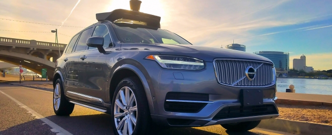 Uber self driving Volvo involved in fatal accident with pedestrian